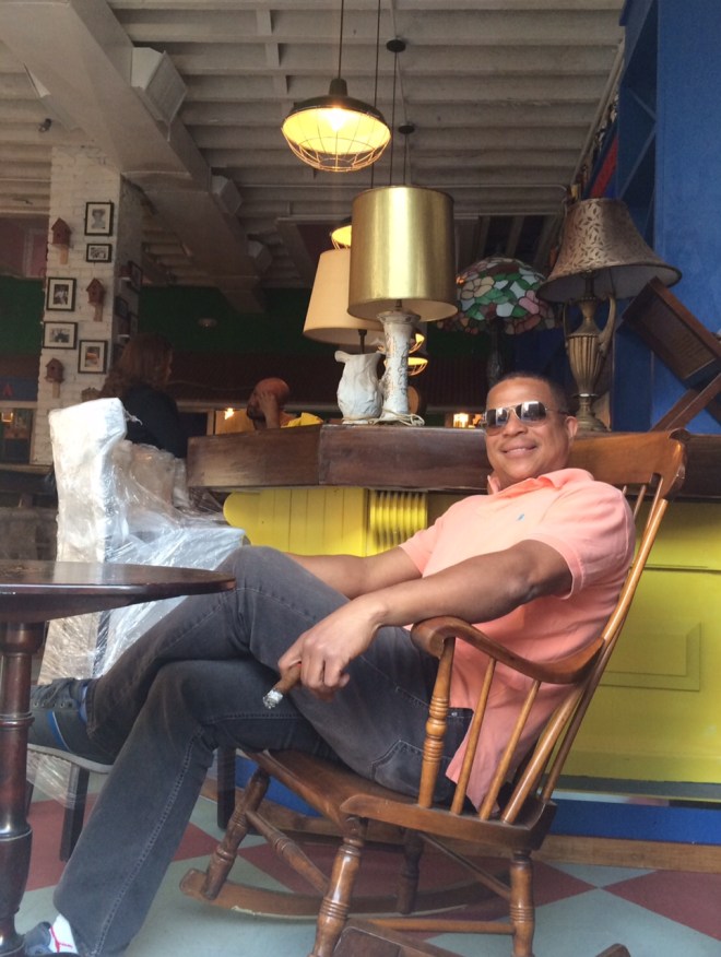 Co-owner of new restaurant on Bailey Ave. in Kingsbridge, TK, says he hopes it opens at the end of the May. (Photo by Jordan Moss)